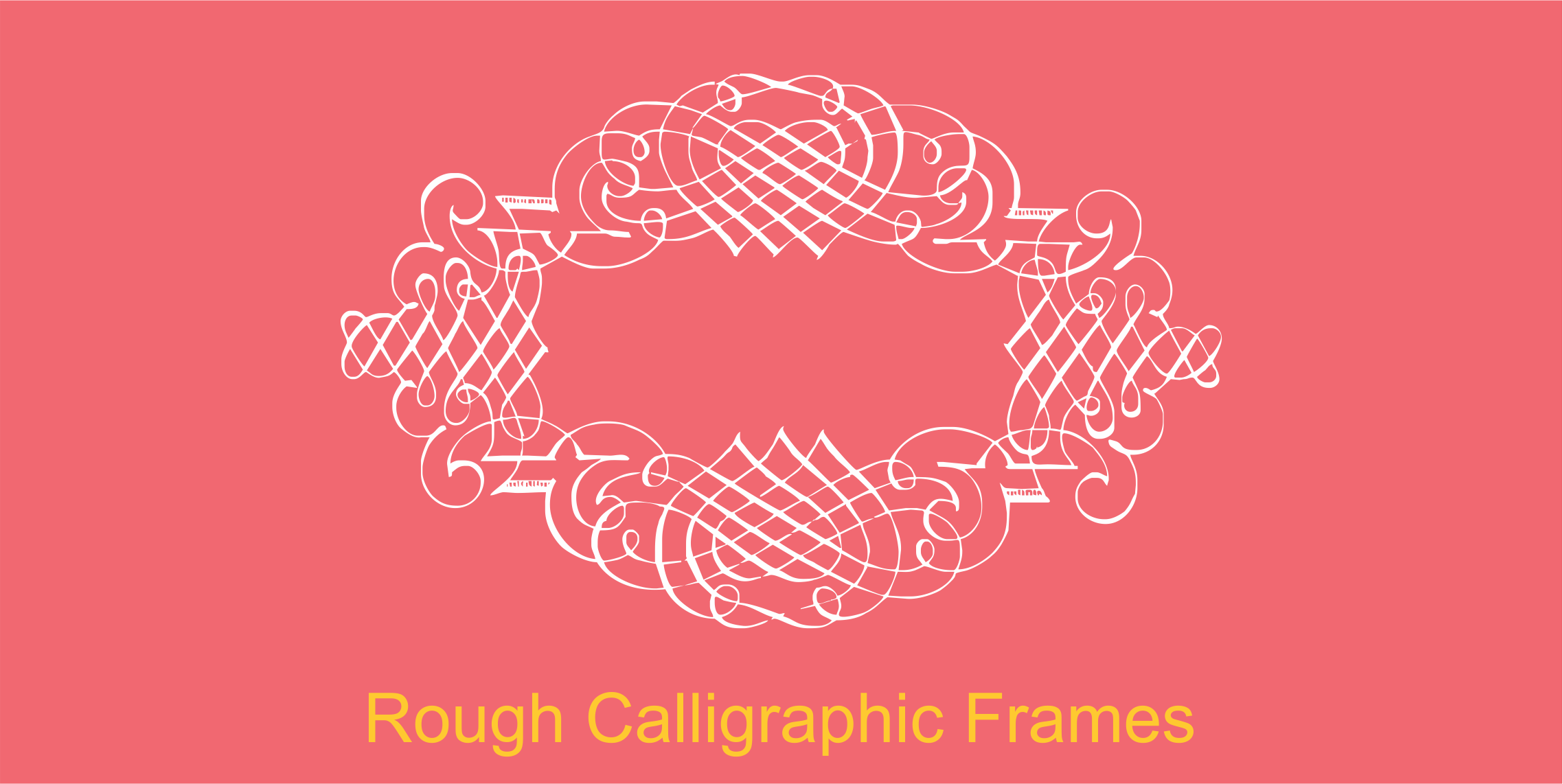 Rough Calligraphic Frames